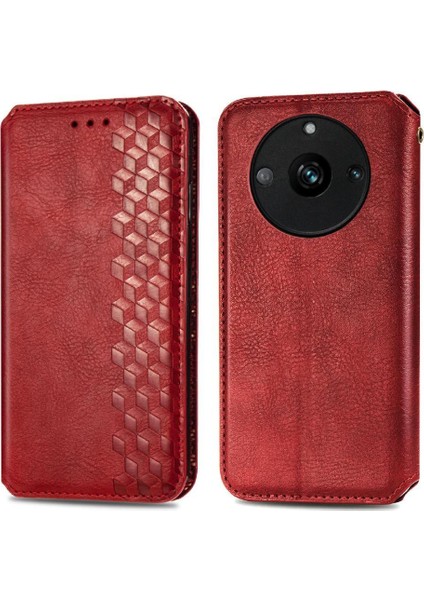 Oppo Realme 11 Pro Fonksiyonu Deri Telefon Kılıfı (Yurt Dışından)