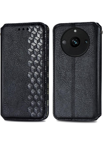 Oppo Realme 11 Pro Fonksiyonu Deri Telefon Kılıfı (Yurt Dışından)