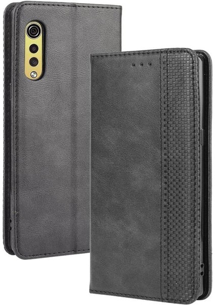 Lg Kadife Pu Deri Manyetik Kapatma Telefon Kılıfı (Yurt Dışından)