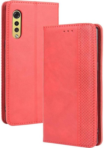 Lg Kadife Pu Deri Manyetik Kapatma Telefon Kılıfı (Yurt Dışından)