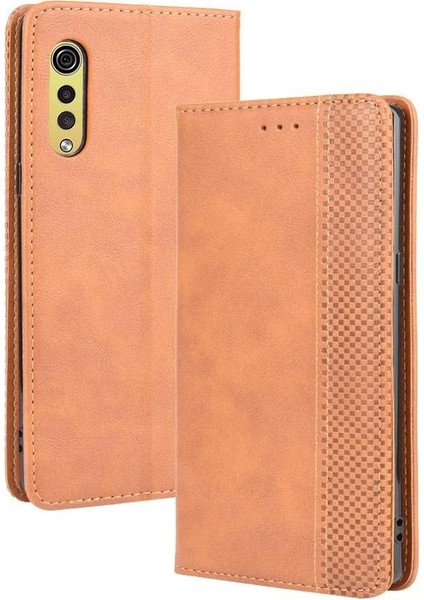 Lg Kadife Pu Deri Manyetik Kapatma Telefon Kılıfı (Yurt Dışından)