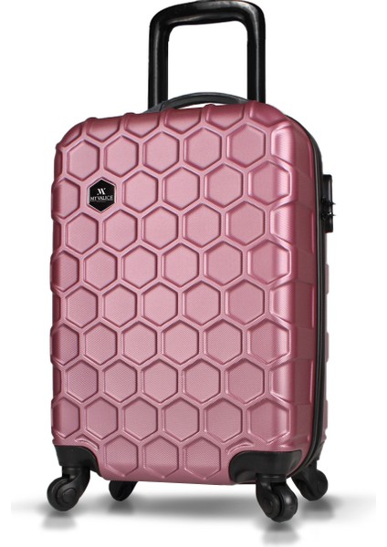Honey Abs Küçük Kabin Boy Valiz Rose Gold