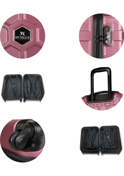 Honey Abs Küçük Kabin Boy Valiz Rose Gold fırsatları