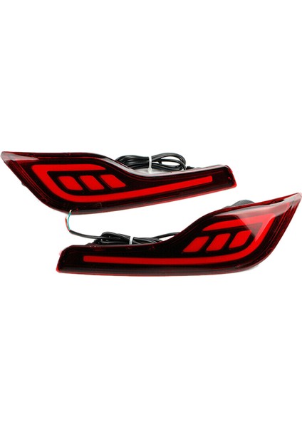 honda Cr-V Crv 17-19 Için LED Arka Tampon Fren Park Lambaları Sis Lambası (Yurt Dışından)
