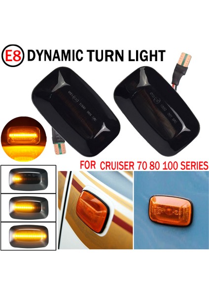 toyota Land Cruiser 70 80 100 Serisi Için LED Yan Sinyal Lambası Dönüşü (Yurt Dışından) fiyatları