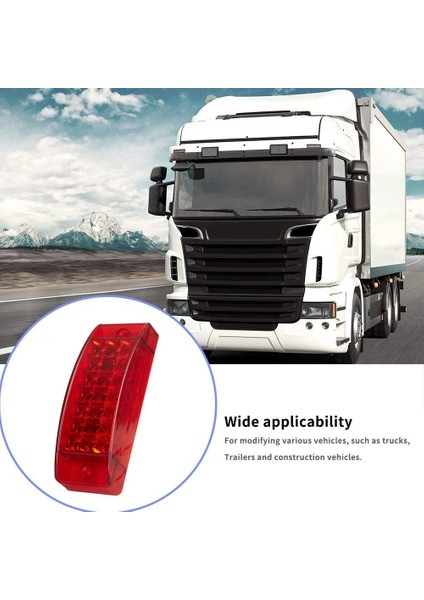 evrensel 12-24V Strobe Işıklar 21LED Römork Yan Sinyalleri Kırmızı (Yurt Dışından) modelleri