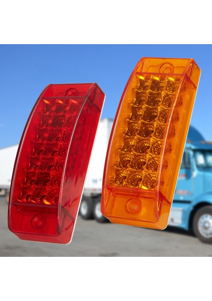 evrensel 12-24V Strobe Işıklar 21LED Römork Yan Sinyalleri Kırmızı (Yurt Dışından) indirimleri