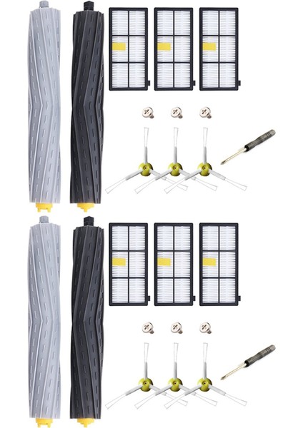 Hoover Yedek Parçaları,2x Yedek Kit Irobot Roomba 800 900 Serisi 805 860 870 871 880 890 960 980 Robotik Elektrikli Süpürge Aksesuarı (Yurt Dışından)