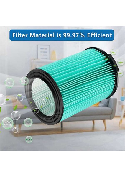 Hoover Yedek Parçaları,2 Adet Yedek Filtre Ridgid VF6000 Elektrikli Süpürge Parçaları Vakum Yüksek Verimli Hava Filtresi ile 1 Adet Fırça (Yurt Dışından) modelleri