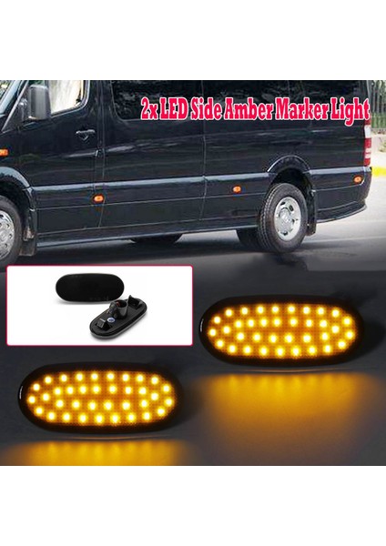 benz Için 2 Adet Araba Dinamik LED Yan Sinyal Lambası Dönüş Sinyali Işığı (Yurt Dışından) fiyatları