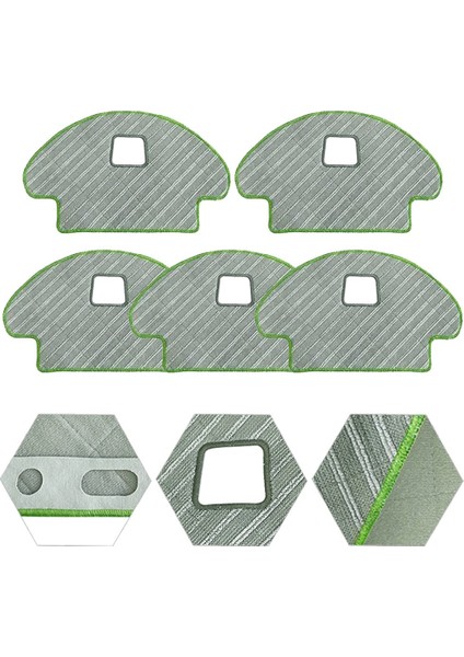 Hoover Yedek Parçaları,paspas Pedleri Paspas Bezi Paçavra Irobot Combo R111840 Rvf-Y1 Ecovacs Deebot Ozmo 930, 937, 960 Aksesuarları Için Yedek Parçalar (Yurt Dışından) fiyatları