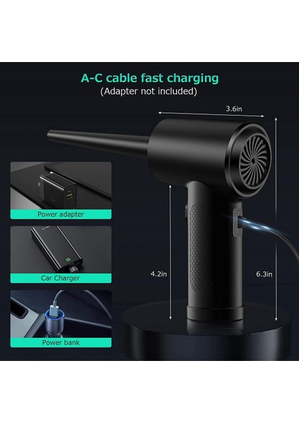 Hoover Yedek Parçaları,basınçlı Hava Püskürtme Toz Üfleyici Elektrikli Toz Üfleyici Klavye Dizüstü Bilgisayar, Kanepe, Araba, Ofis Ekipmanları Için Temizleme Hava Spreyi (Yurt Dışından)