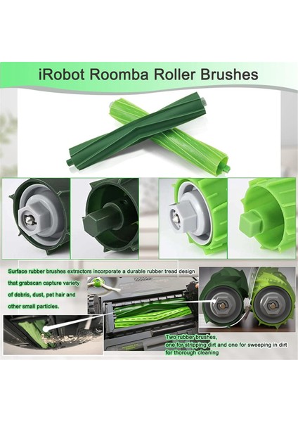 Hoover Yedek Parçaları,ırobot Roomba Için I8 I8+ I7 I7+ I6 I6+ I4 I3 I3+ Plus J7 E5 E6 E7 I&e&j Serisi Elektrikli Süpürge Fırçaları Filtre Parçaları (Yurt Dışından) indirimleri