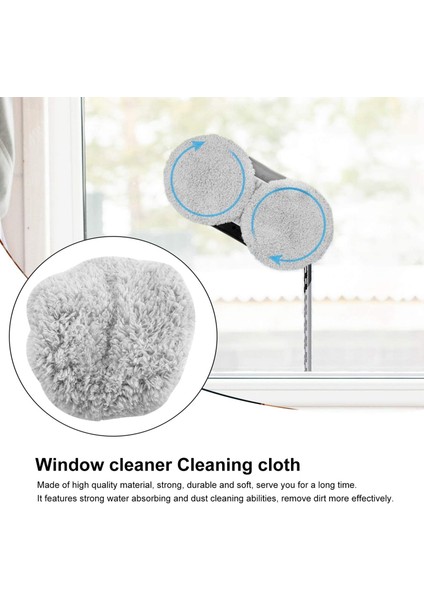 Hoover Yedek Parçaları,40 Adet Hobot 188 198 388 Dbot W120 Pencere Temizleyici Temizlik Bezi Windows Temizlik Robotu Paspas Bezi Vakum Aksesuarları (Yurt Dışından)