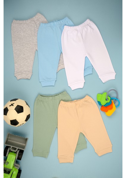 5/'Li Pamuklu Yumuşak Kız - Erkek Bebek Alt