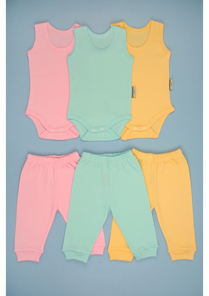Pamuklu Yumuşak Kız - Erkek Bebek 3/'Lü Takım