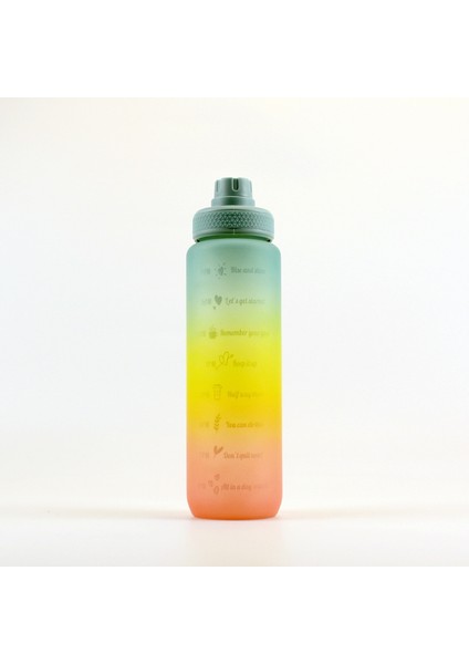 Spor Su Bardağı Dış Mekan Degrade Renkli Su Bardağı 1000ML (Yurt Dışından)