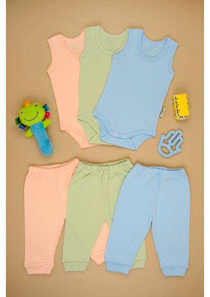 Pamuklu Yumuşak Kız - Erkek Bebek 3/'Lü Takım