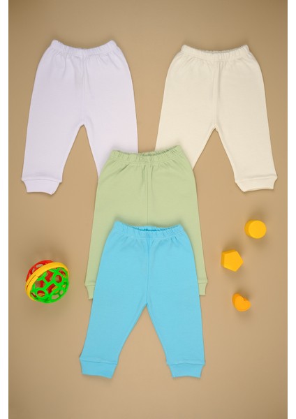 4/'Lu Pamuklu Yumuşak Kız - Erkek Bebek Alt