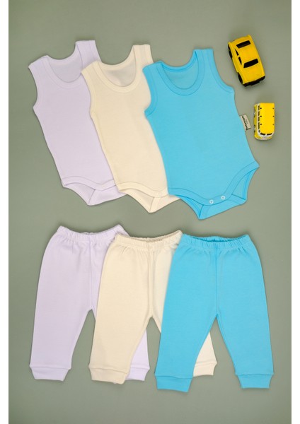Pamuklu Yumuşak Kız - Erkek Bebek 3/'Lü Takım