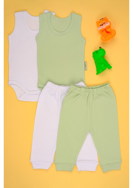 Pamuklu Yumuşak Kız - Erkek Bebek 2/'Li Takım