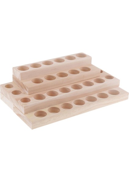 Uçucu Yağlar Depolama Rafı, Doğal Ahşap Uçucu Yağırnak - 5/10/15ML Şiş Için 30 (Yurt Dışından)
