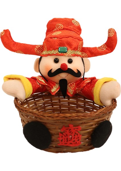 El Dokuma Sepet Ş Sepeti Yıl Dekorasyonu Kırmızı (Yurt Dışından) fiyatları