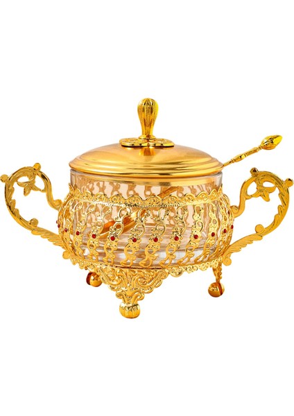 Ş Kase Kapaklı Teneke Kutu Kaşık Çeş Ş (Yurt Dışından)