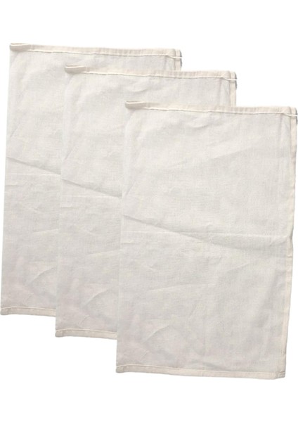 3x Muslin Ipli Çanta Taşınabilir Fındık Sütü Torbası Soya Sütü Meyve 60CMX45CM (Yurt Dışından) fırsatları
