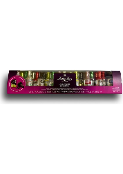 Anthon Bergr Chocolate Cocktails (Dark) 26PCS. 400gr
