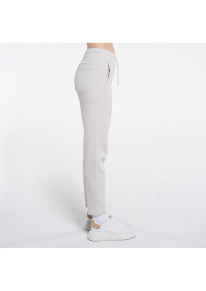 Friday Offset Drek Bej Kadın Scuba Unisex Pantolon Jogger