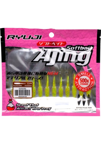 Rock Worm 4cm Kokulu Silikon Yem fırsatları