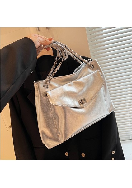 Omuz Çantası, Üst Düzey, Basit, Gündelik, Çok Yönlü Koltuk Altı Çantası, Dokulu, Büyük Kapasiteli, Kadınlar Için Modaya Uygun Işe Gidip Gelme Çantası (Yurt Dışından)