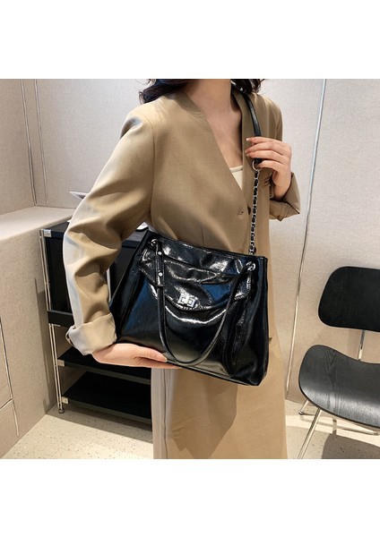 Omuz Çantası, Üst Düzey, Basit, Gündelik, Çok Yönlü Koltuk Altı Çantası, Dokulu, Büyük Kapasiteli, Kadınlar Için Modaya Uygun Işe Gidip Gelme Çantası (Yurt Dışından)