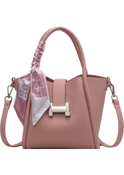 Çanta Kadın Çantaları Batı Tarzı Taşınabilir Kova Çanta Retro Basit Fransız Işe Gidiş Omuz Çantası (Yurt Dışından)