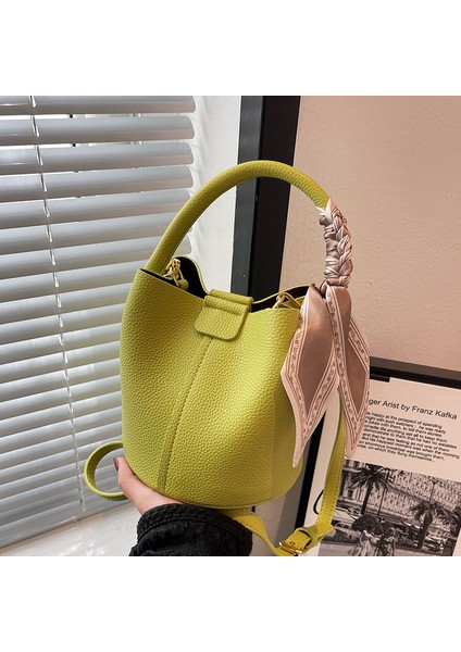 Niş Tasarım Messenger Çanta Moda Kullanışlı Kova Çantası (Yurt Dışından)