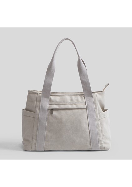 Vintage Gündelik Kanvas Tote (Yurt Dışından)