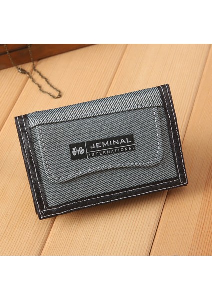 Erkek Kısa Dikey Kumaş Cüzdan Kanvas (Yurt Dışından) fırsatları