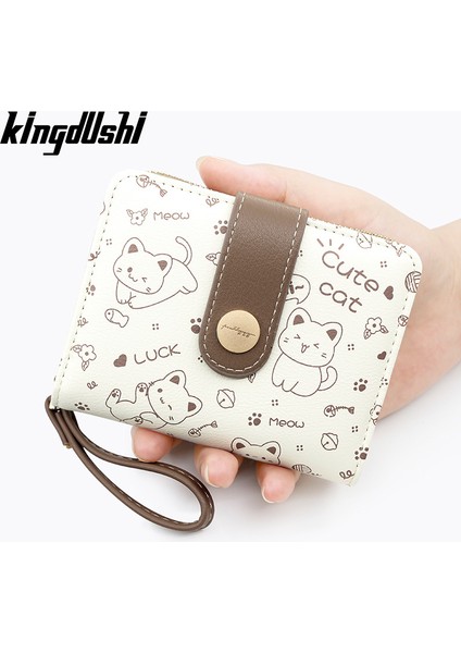 Yeni Japon Tarzı Sevimli Yavru Kedi Kız Cüzdanı (Yurt Dışından) modelleri