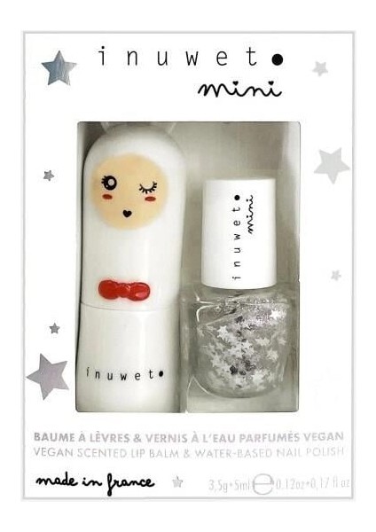İnuwet Duo White Lip Balm B07+NAİLPOLİSH Oje