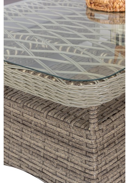 Ilgaz Alüminyum Bahçe Oturma Grubu 3+1+1+Sehpa+2 Puf indirimleri