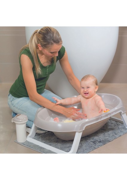 Onda Slim Katlanır Bebek Küveti / Yeşil