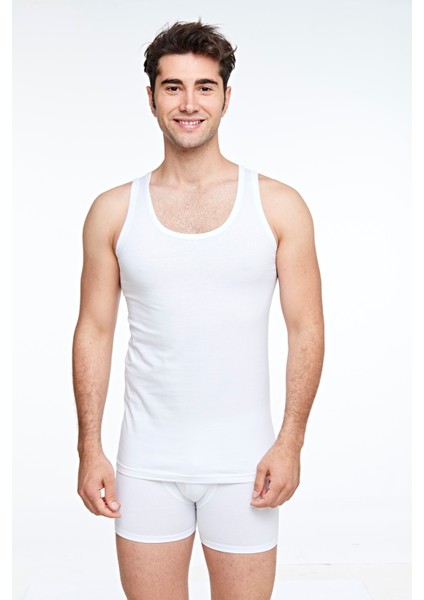 Erkek Pamuklu Süprem Penye Renkli Atlet 6'lı - 407