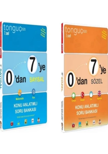 Yayınları 7.sınıf 0'dan 7'ye Sayısal Konu Anlatımlı Soru Bankası - 7.sınıf 0'dan 7'ye Sözel Konu Anlatımlı Soru Bankası