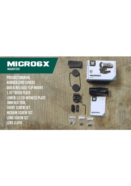 Micro 6x Maginifier Yakınlaştırıcı (V6XM)