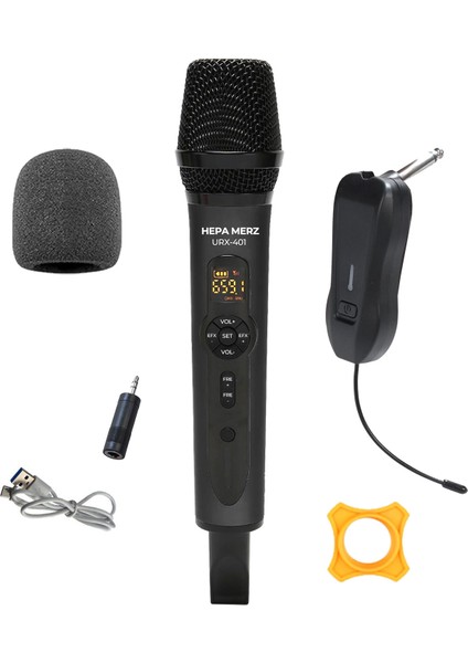 URX-401E UHF Telsiz Kablosuz El Mikrofonu