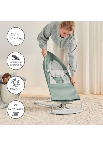 Babybjörn Balance Soft Ana Kucağı Light Sage / Grey