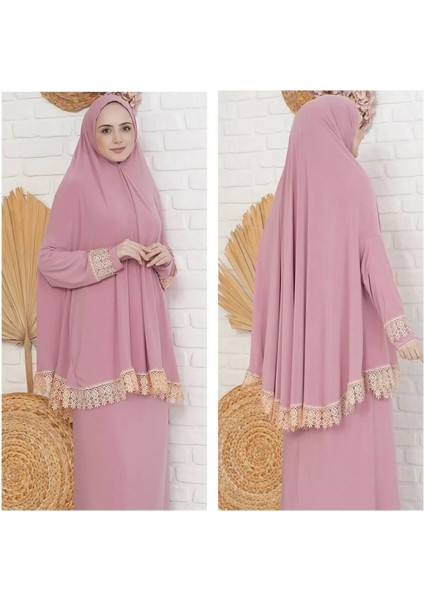 Namaz Kıyafetleri 2 Parç Dantelli modelleri