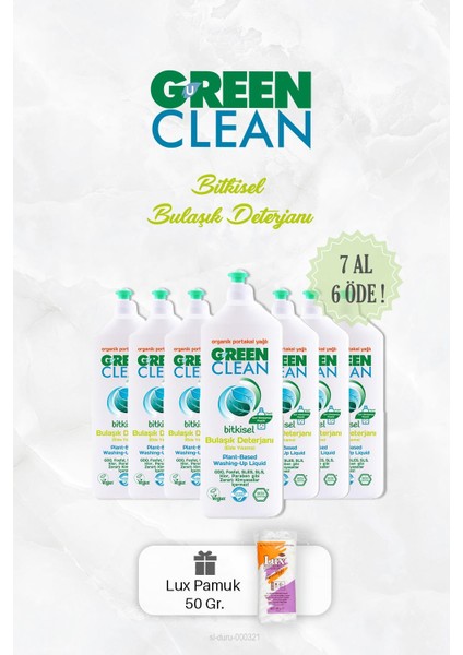 7 Al 6 Öde Bitkisel Elde Bulaşık Deterjanı 730 ml