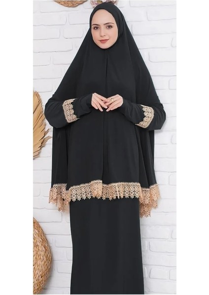 Namaz Kıyafetleri 2 Parç Dantelli fiyatları